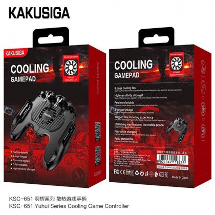 Kakusiga KSC-651 YUHUI COOLING GAMEPAD WITH HEAT DISSIPATION FUNCTION BLACK Kakusiga KSC-651 YUHUI COOLING GAMEPAD WITH HEAT DISSIPATION FUNCTION BLACK